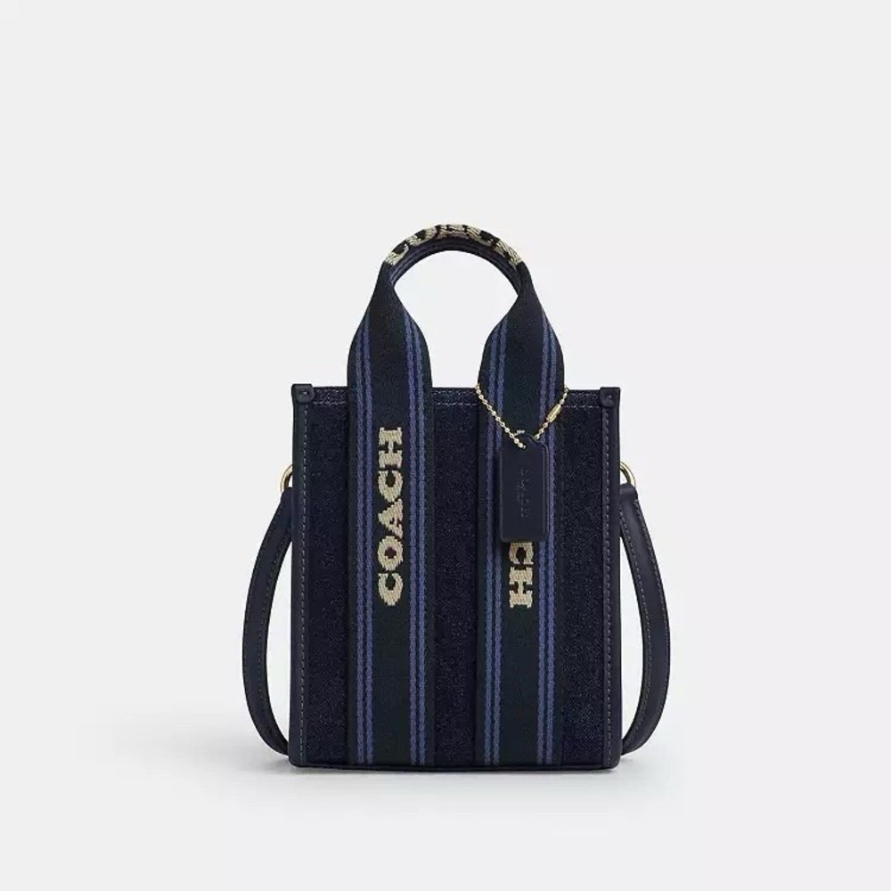 Coach‎ Smith Mini Tote Bag CCL74 Dark Denim Multi Denim NEW